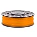 PLA 3D Printer Filament, XYZPrinting PLA Filament 1.75mm, Dimensional Accuracy +/- 0.02mm, 600g Spool (1.3lbs), 1.75mm, PLA Clear Tangerine