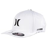 Hurley - Mens Dri-Fit One And Only 2.0 Flex Fit Hat, Size: Small/Medium, Color: White