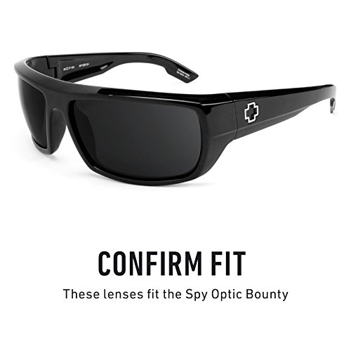 Revant Replacement Lenses for Spy Optic Bounty Polarized Black Chrome MirrorShield