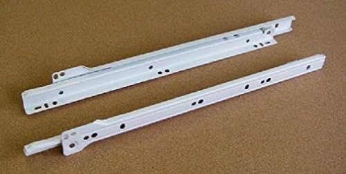 18" White Drawer Slides 18 inch Euro Drawer Glide