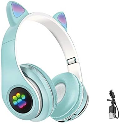 DASNTERED Cat Ear Gaming Headset, Bluetooth Music Listening