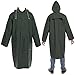 Diamond Titan Men's Waterproof Long Raincoat With Removable Hood PVC Protection