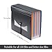 Epoch Accordian File Organizer,24 Pockets Expanding File Folder with Expandable Flap,Waterproof & Tear-Resistant Desk File Storage with Colored Tab & Label for Office