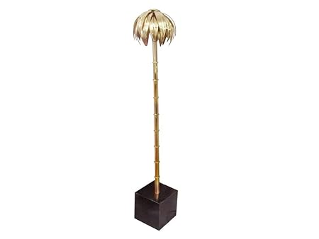 Artisanti Cabana Polished Brass Palm Tree Floor Lamp Amazon