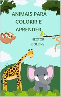 Livro animais para colorir e aprender