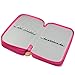 Youngman 72 Insertings Super Large Capacity Multi-layer Students Pencil Case Pen Bag Pouch Stationary Case Makeup Cosmetic Case Bag (Hot Pink)