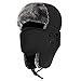 Mysuntown Unisex Winter Trooper Trapper Hat Hunting Hat Ushanka Ear Flap Chin Strap with Windproof Mask