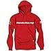 Factory Effex mens Hoodie Safety, Red, Large