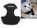 EXPAWLORER Escape Proof Cat Harness - Soft Mesh Adjustable Cat Harness Vest for Cats and Small Dogs Walking