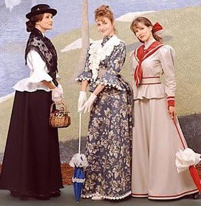 Simplicity 8375 - Misses' Victorian Costume Pattern - Size P (12, 14, 16)