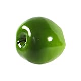 6pc Artificial Washington Green Apple Apples - Plastic Fruit - Six Pieces
