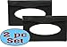 ATB Car & Truck Black Leather Visor Tissue Case - 2 Per Order