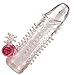 ThreeH Moon Penis Sleeve Reusable Condom Penis Cover Pump&Enlarger Cock Extender Sexual Delayer Adult Sex Toy for Men H-MPSm