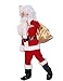 ADOMI Children's Deluxe Santa Suit 10pc. Christmas Child Santa Claus Kids Halloween Costume Cosplay M