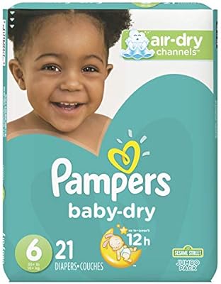 pampers air dry size 6