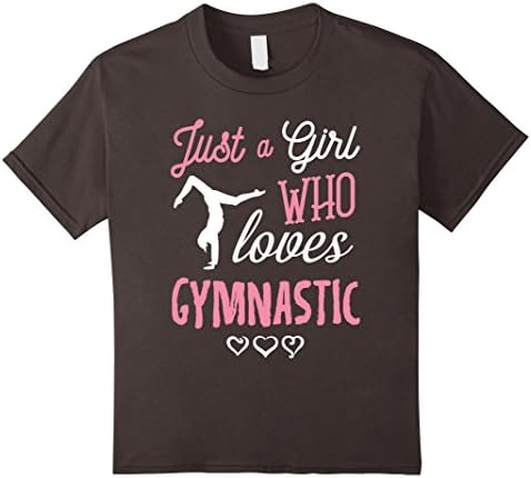 Kids Gymnastic Shirt But I Love Gymnastic Funny Girl Gift T-Shirt 8 Asphalt
