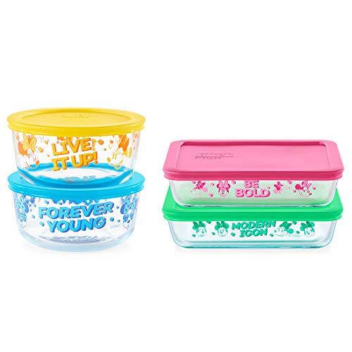 Storage Containers Pyrex Bowl Lids Cup Pyrex 8-Pc Glass Food