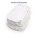 Cloth-eez Two-Sided Baby Wipes - 100% Cotton Terry and Flannel - 12 Pack