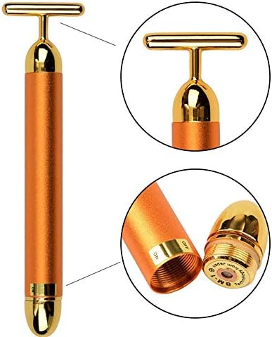 Slimming Face 24k Gold Color Vibration Beauty Facial Stick Firming Skin