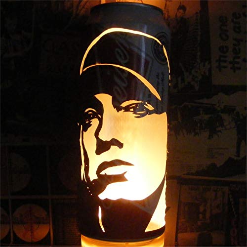 Marshall Mathers Beer Can Lantern! Slim Shady, Hip Hop Pop Art Lamp, Unique Gift!