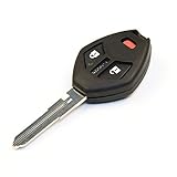 3 buttons (Right groove) No chip refit Keyless uncut Remote fob key Shell case& buttons pad For Mitsubishi lancer 2007-2013/ Endeavor 2007-2011/ Outlander 2007 2008