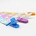 Elefuntot 4 Pacifier Clip Holder | Stylish Binky Clip, Keeps Dummy Sanitary Secure & Safe From Falling, Chevron & Starfish Design, Ideal Shower Gift