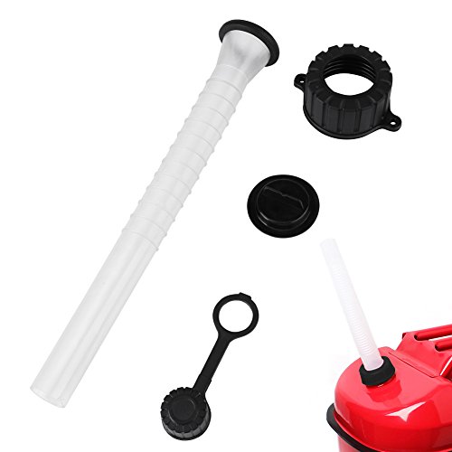 Estink Gas Can Spout,Gas Can Spouts Fuel Container Replacement Spout Gasket Stopper Screw Cap Collar Rear Vent Cap (1 Set)