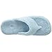 ACORN Women's New Spa Thong Slipper Powder Blue,Large 8-9 M US