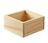 Hosaire Wooden Flower Pots Box Holder Modern Resin