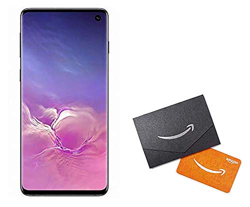 Samsung Galaxy S10 Factory Unlocked Phone with 128GB - Prism Black w/Amazon.com $50 Gift Card