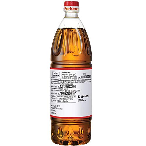 Fortune Kachi Ghani Pure Mustard Oil, 1L - Image 4