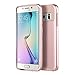BENTOBEN Galaxy S6 Edge Case, Samsung Galaxy S6 Edge Case Hybrid Dual Layer Protective Case Cover Plastic Hard Shell Flexible TPU Shock-Absorption Slim Case for Samsung Galaxy S6 Edge, Rose Gold