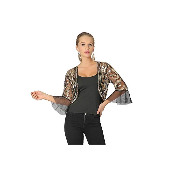 Sequin Shrug Bolero Glitter 