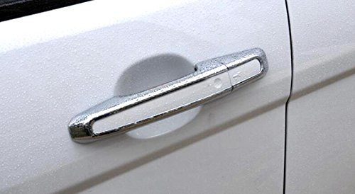 ABS Chrome Side Door Outer Handles Cover Trim Decoration 8pcs For Jaguar XF X260 2016 2017