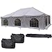 DELTA Canopies 30'x20' PVC Pole Tent - Heavy Duty Wedding Party Canopy Shelter - with Storage Bags