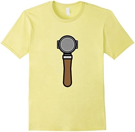 Mens Barista Portafilter Coffee T-Shirt 2XL Lemon