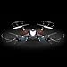 MJX X401H Wifi FPV Drone with Camera Live Video Altitude Hold RC Quadcopter Kit 3D Roll Headless Mode One Key Return Real Time Transmission RTF Helicopter with Bonus Battery Fireproof Pouch Black