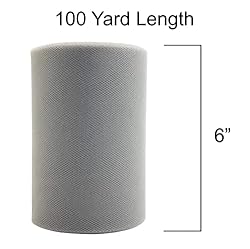 Tulle Fabric Roll | 6” by 100 Yards | Polyester