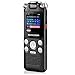 Voice Recorder ,BOOCOSA 8GB Digital Audio Recorder Multifunctional Three Microphone HD Stereo LCD Sound Recorder with MP3 Player Recording Dynamic Noise Reduction / One Switch for Recording & Save
