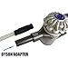 MOUNTOP Universal Vacuum Attachment,With Dyson Vacuum Adapter, Cleaning Tool Dust Brush Cleaner Small Suction Brush Tubes Flexible Access to Anywhere,for Vents/Keyboards/Drawers/Cars/ewelr