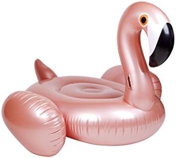 Pink Inflatable Luxe Rose Gold Flamingo Pool Float by Sunnylife Australia