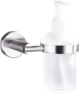 Dispensadores jabón QINXUE Shop Soporte de Acero Inoxidable, Montaje en