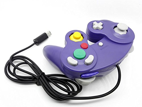 image for Poulep 2 Packs Classic Wired Gamepad Controllers for Wii Game Cube Gam