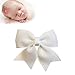 TruStay Clip - Butterfly baby hair bows - Best No Slip Barrette for Fine Hair (B5-White)
