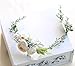FIDDY898 Flower Crown Greenery Boho Headband Festival Wedding Flower Girl Headpiece Wreath Photo Hair Prop Set