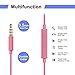 Earphones with Microphone Premium Earbuds Stereo Headphones / 3.5MM AUX / Noise Isolating Headset / Sweat Proof / With Bonus Carry / Remote for Ios Android Smartphone Tablets Devices by Flowsellers