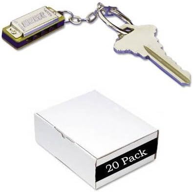 20 Harmonica Keychains by Music Teacher Supplies