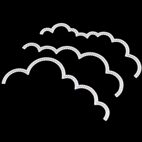 TOOGOO 1t 3 Cloud Frame Metal Cutting Dies Stencils for Scrapbooking Album Paper Card Making Craft Die Cutters