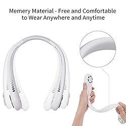 Leafless USB Hanging Neck Fans Portable Rechargable