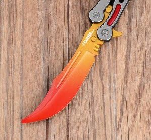 CutS Handle Sport Knife Fade Upgraded